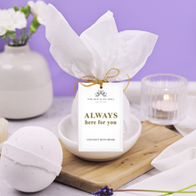 Load image into Gallery viewer, Always Here for You - Coconut Bath Bomb Soak