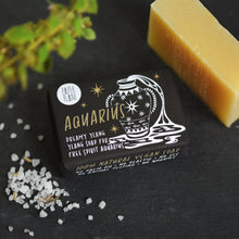 Load image into Gallery viewer, Aquarius Star Sign Zodiac Bar - Natural and Vegan Horoscope Soap