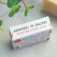 Load image into Gallery viewer, Sensitive Skin Soap 100% Natural Vegan Plastic-free