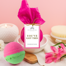 Load image into Gallery viewer, You've Got This - Rhubarb Bath Bomb Fizzer