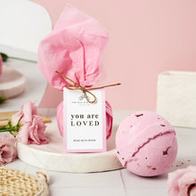 Load image into Gallery viewer, You Are Loved - Rose Bath Bomb Self-Love Soak