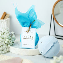 Load image into Gallery viewer, Relax You Deserve It - Relaxing Lavender Bath Bomb Soothing Soak