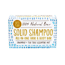 Load image into Gallery viewer, Lavender and Tea Tree 100% Natural Vegan Plastic-free Solid Shampoo
