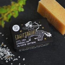 Load image into Gallery viewer, Sagittarius Star Sign Zodiac Bar - Natural and Vegan Horoscope Soap
