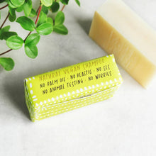 Load image into Gallery viewer, Peppermint and Eucalyptus 100% Natural Vegan Plastic-free Solid Shampoo
