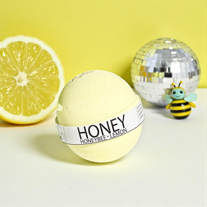 Honeybee Lemon Bath Bomb - 8oz-0